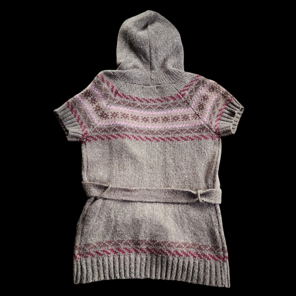 Y2K Maurices Hooded Cardigan with Tie Belt - Picture 5 of 9